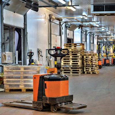 Forklift loading dock
