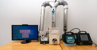 Particle Counter Cal Page Header