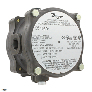 1950 Explosion Proof Differential Pressure Switch 02390