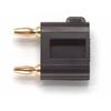2035 Double Miniature Banana Plug With Shorting Bar 12131
