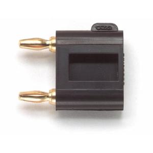 2035 Double Miniature Banana Plug With Shorting Bar 12131