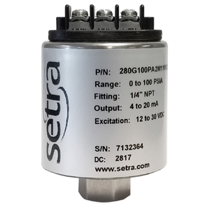 280 G Gauge Pressure Transducer 00149