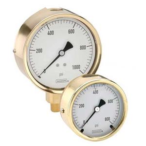 300 Series Brass Case Liquid filled Press Gauges 07829