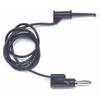5053 Micrograbber Test Clip to Stacking Banana Plug Patch Cord 11758