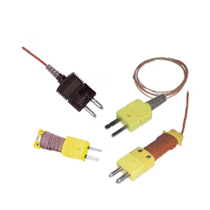 5 SC GG Ready Made Insulated Thermocouples w Kapton PFA Glass Braid Insulation Molded Connectors 09233