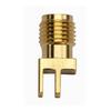 72970 SMA 50 Ohm Jack Straight PCB Receptacle Edge Mount 11997