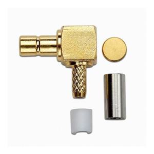 72992 SMB Jack Right Angle Crimp 50 Ohm RG174 U RG188 U And RG316 U Type 12007