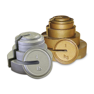 Calibration Weights Cast Iron Slotted Interlocking Hanger Weights 10405