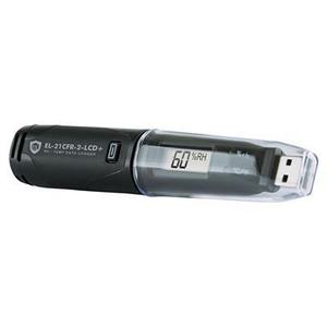 EL 21 CFR 2 LCD High Accuracy Temp RH Data Logger 00454