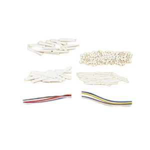 FBGS Ceramic Beads PFA and Fiberglass Sleeving Single Hole Double Hole Oval and Fish Spine Beads 09272