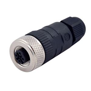 HA010708 M12 cable connector for self assembly 5 pin 07986