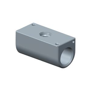 HA181025 Stainless steel gauge mounting block DN25 NPT1 for oxygen 08029