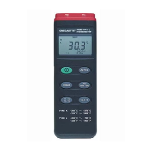 HH303 2 Channel Handheld Type K J Thermocouple Datalogger USB 09362