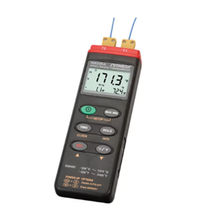 HH306 A 2 Channel Handheld K Type Thermocouple Datalogger USB Output 09406