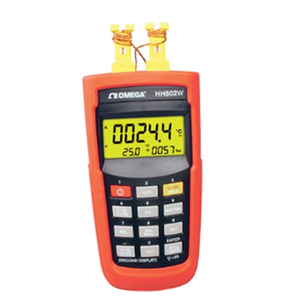 HH802 W 2 Channel 2 Thermocouple Types Wireless USB Datalogger 09410