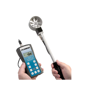 HHF142 B Rotating Metal Vane Anemometer Kit w Volume Flow 14014