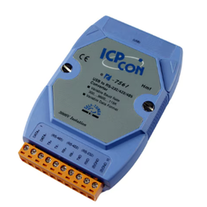 I 7561 DIN Rail Mountable Serial RS 232422485 to USB Converter 13043