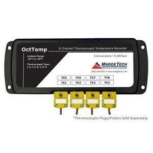 Oct Temp V2 Oct Temp2000 8 Channel Thermocouple Data Logger 01775