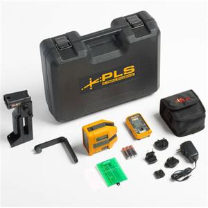 PLS 180 G RBP Green Cross Line Laser Level Kit 07133