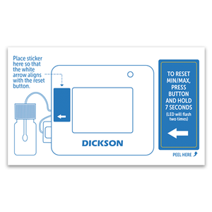 Reset Min Max Sticker 11257