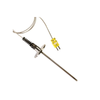 TCV KU 2400 25 CB 40 Vacuum Flanged Thermocouple Probes w Extension Cable 13391