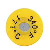 TL S Single Dot Non Reversible Temperature Label 09192