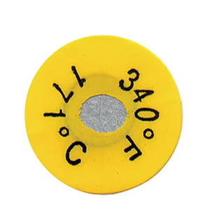 TL S Single Dot Non Reversible Temperature Label 09192