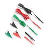 TL1550 B Test Leads with Alligator Clips Red Black Green 03495