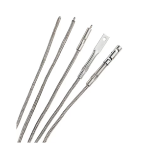 XSIB K 2 2 10 High Temperature Inconel Overbraided Ceramic Fiber Insulated Thermocouples 13564