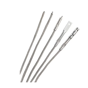 XSIB L High Temperature Inconel Overbraided Ceramic Fiber Insulated Thermocouples 09241