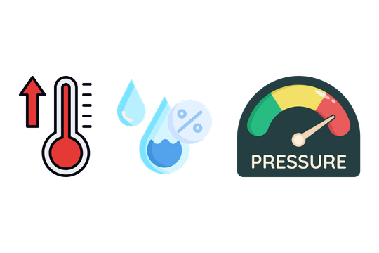 Temp humidity pressure